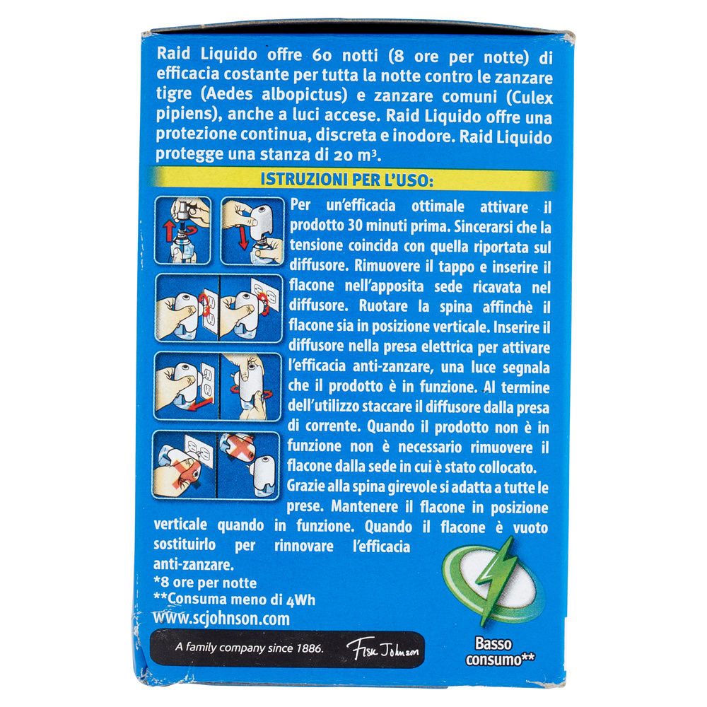REPULSIVI RAID ELETTROEMANATORI LIQUIDO ELETTRICO PROMO PACK PZ 2 - 6