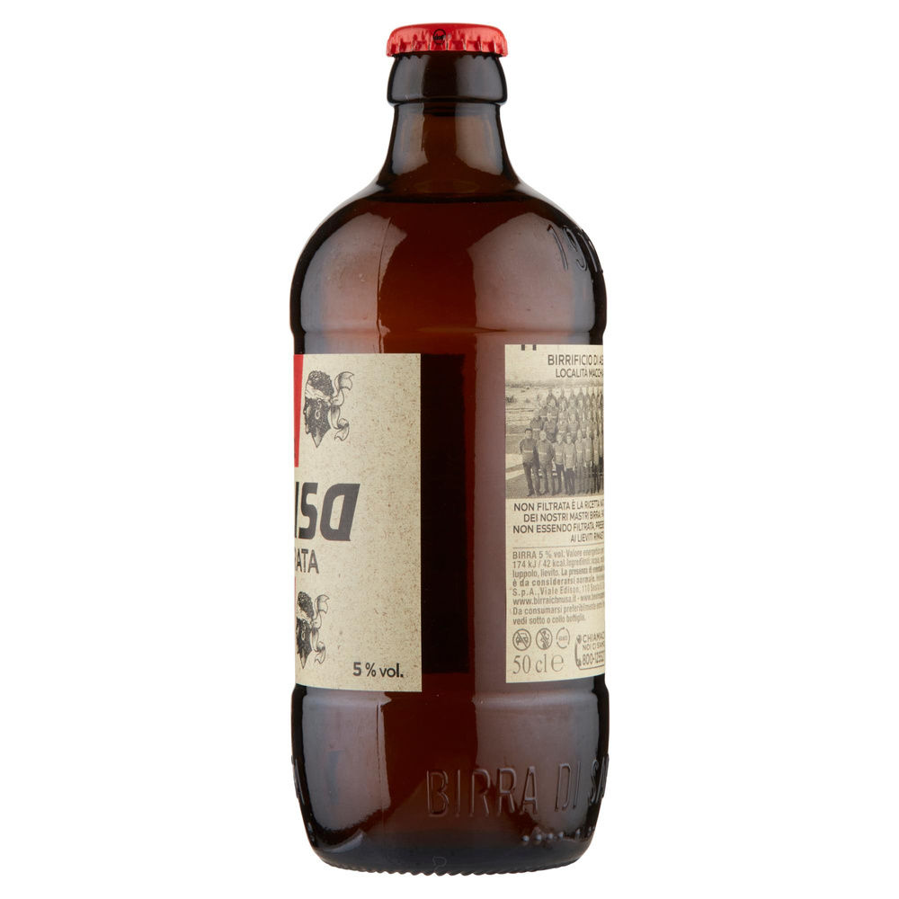 BIRRA ICHNUSA NON FILTRATA 5 GRADI BOTTIGLIA ML.500 - 4