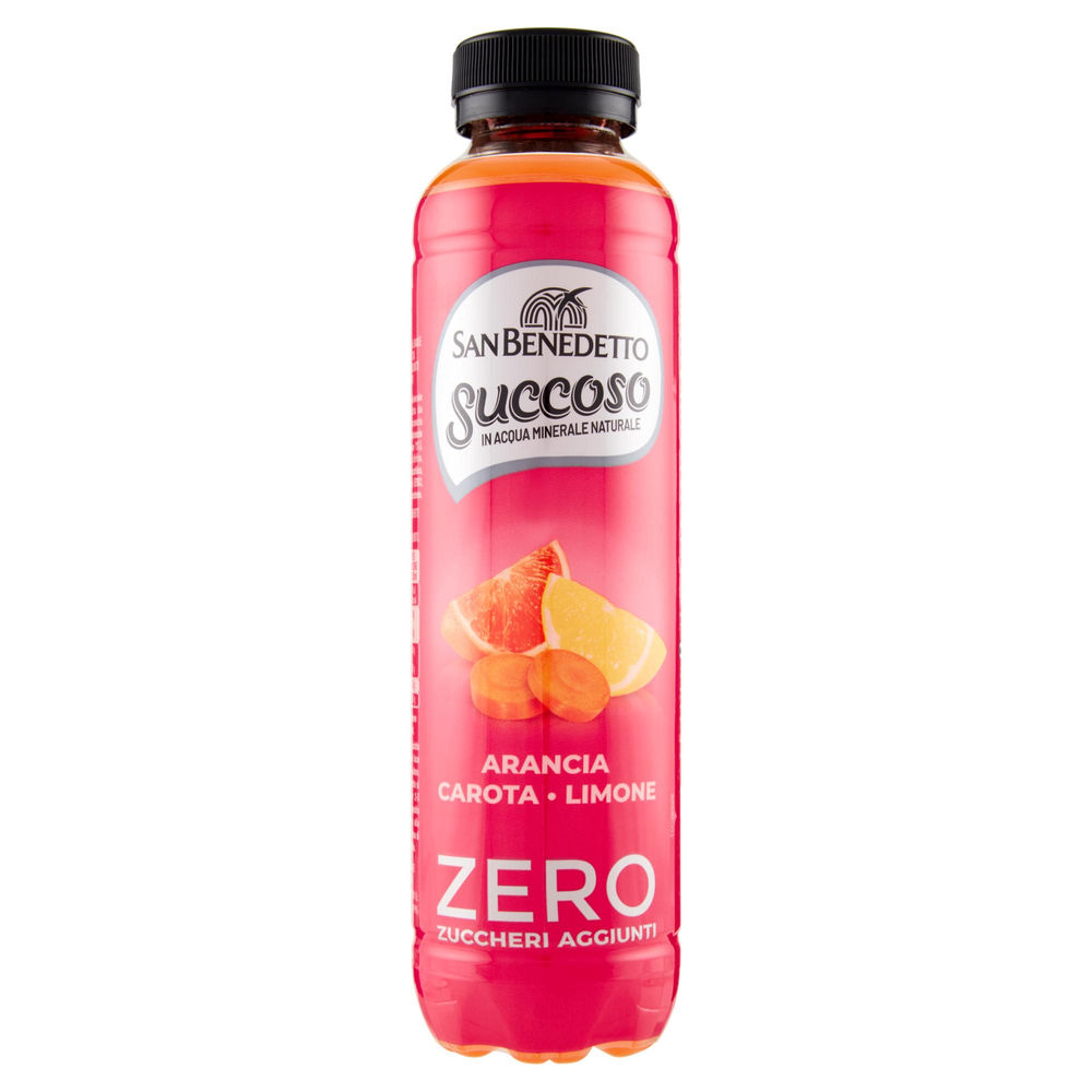 Succoso zero arancia/carota/limone san benedetto pet ml 400