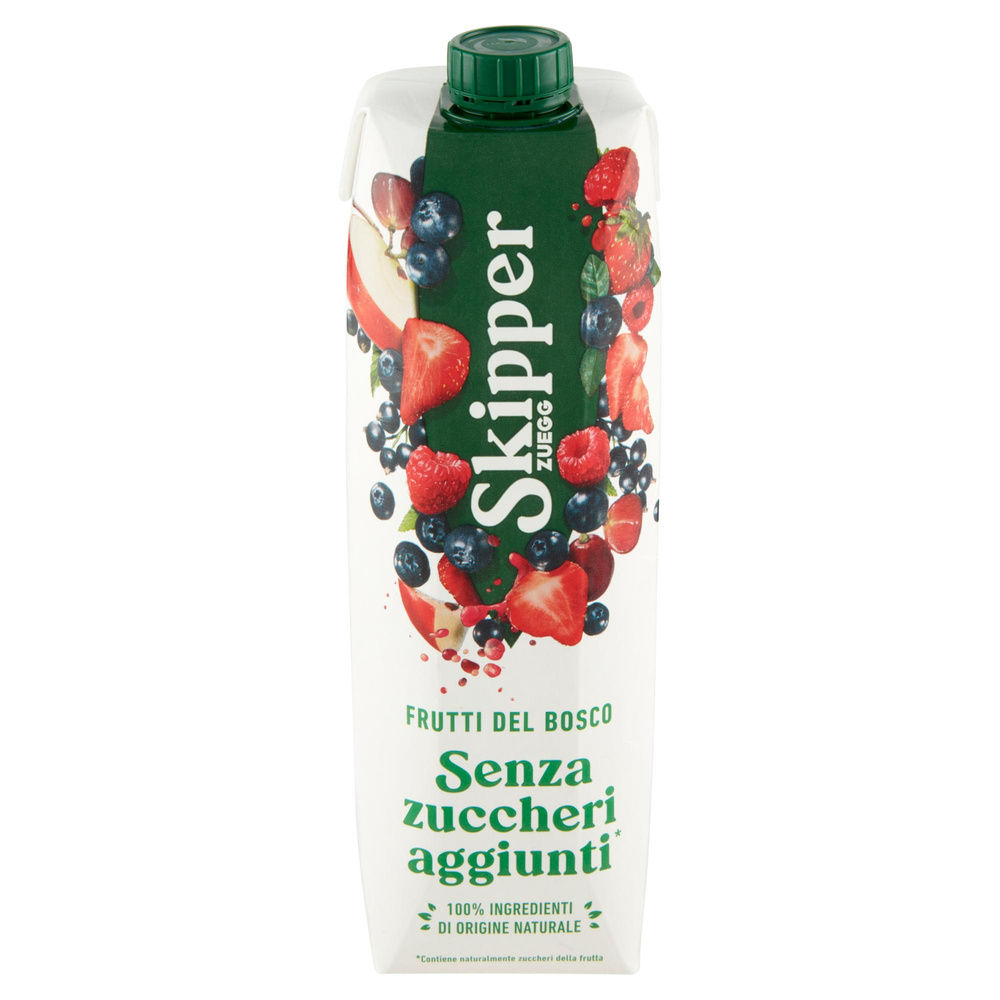 SUCCO SKIPPER FRUTTI DI BOSCO SENZA ZUCCHERO BRICK L 1 - 7