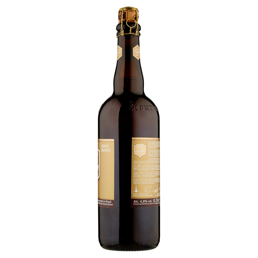 BIRRA CHIMAY DORE' 4,8 GRADI BOTTIGLIA ML 750 - 4