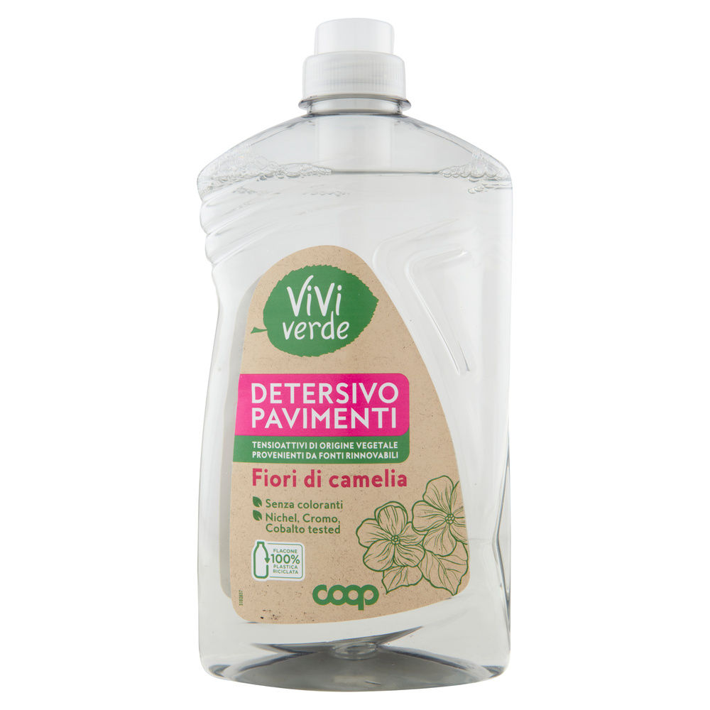 DETERSIVO PER PAVIMENTI COOP VIVI VERDE FIORI DI CAMELIA FLACONE L 1 - 2