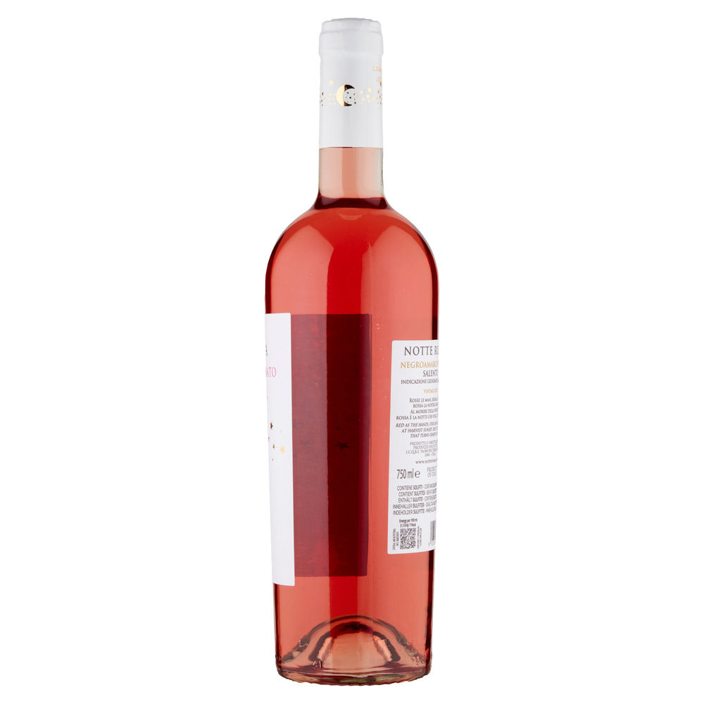 NEGROAMARO ROSATO SALENTO IGP NOTTE ROSSA  ML.750 - 5