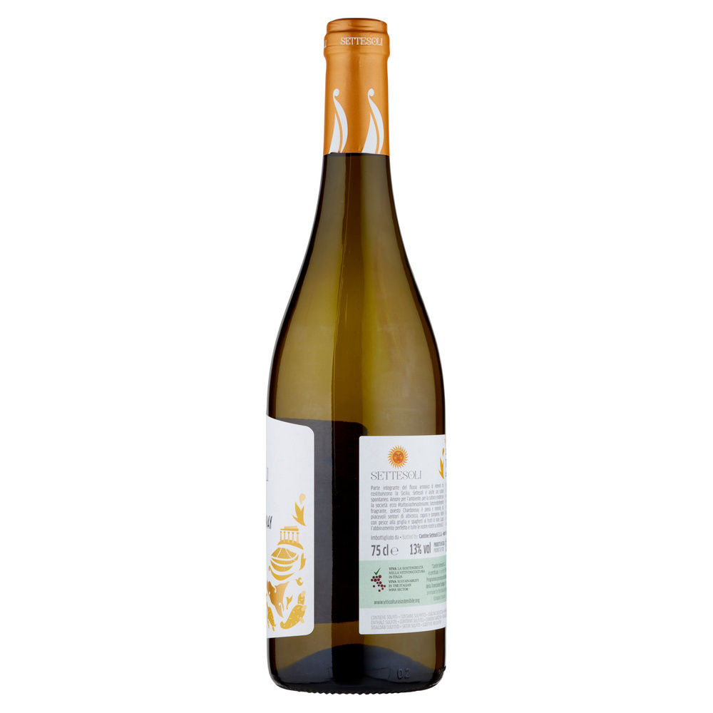 CHARDONNAY IGT SICILIA BIANCO SETTESOLI ML. 750 - 5