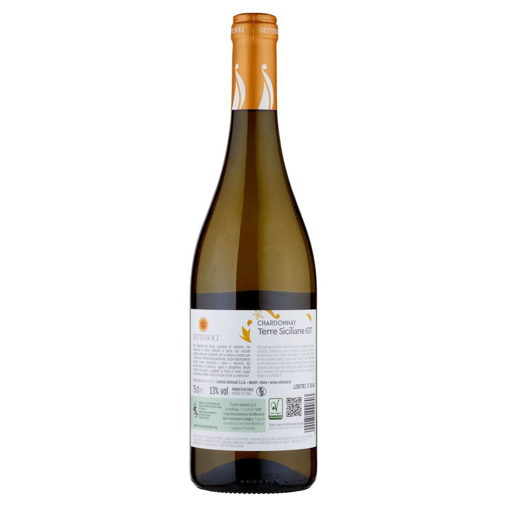 CHARDONNAY IGT SICILIA BIANCO SETTESOLI ML. 750 - 1