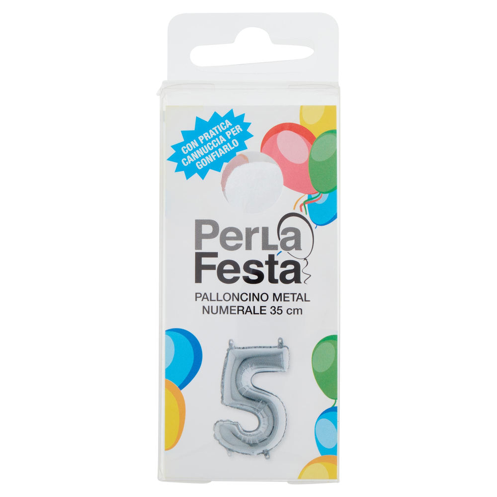 PALLONCINO MYLAR N 5 PERLAFESTA PZ 1 - 0