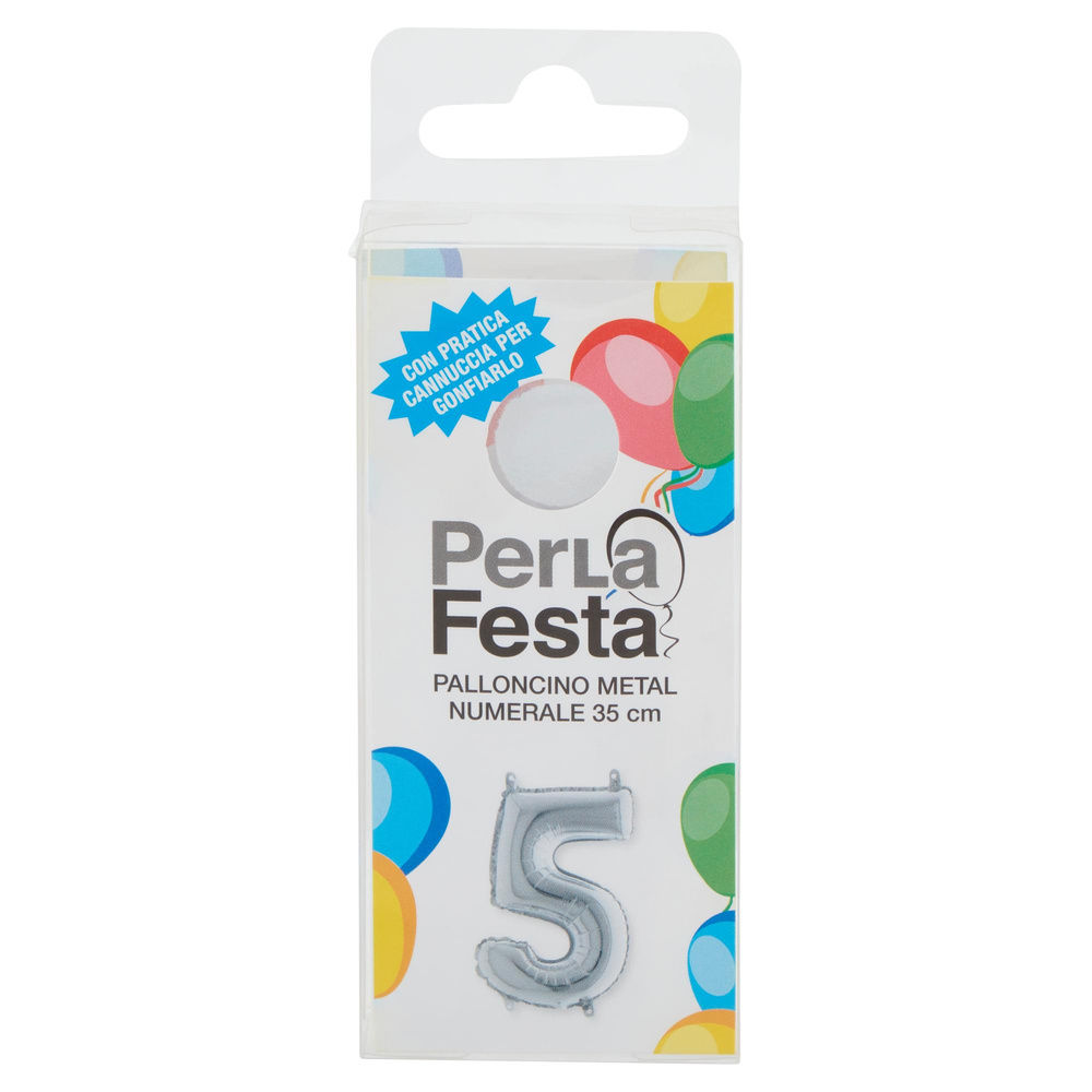 PALLONCINO MYLAR N 5 PERLAFESTA PZ 1 - 7
