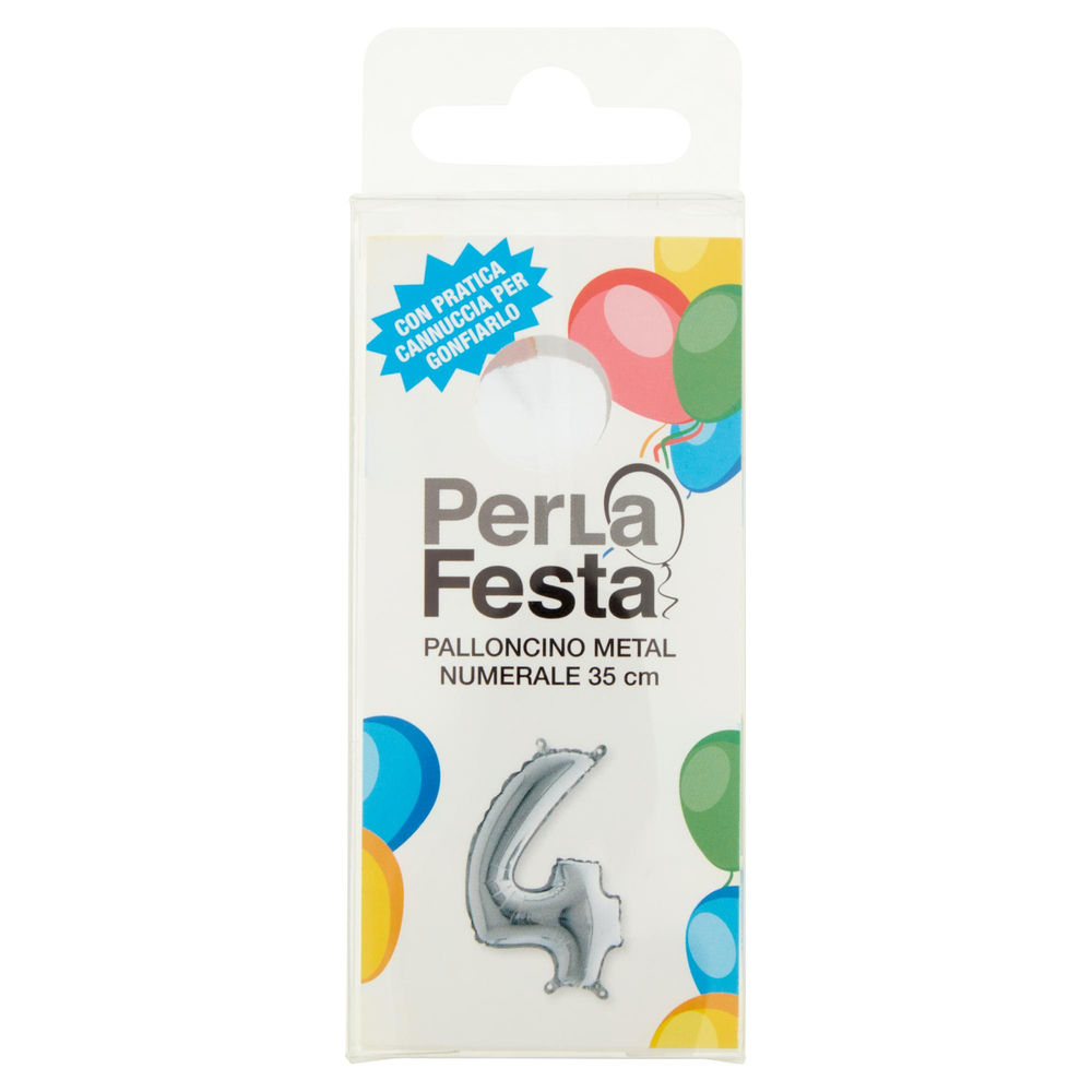 PALLONCINO MYLAR N 4 PERLAFESTA PZ 1 - 0