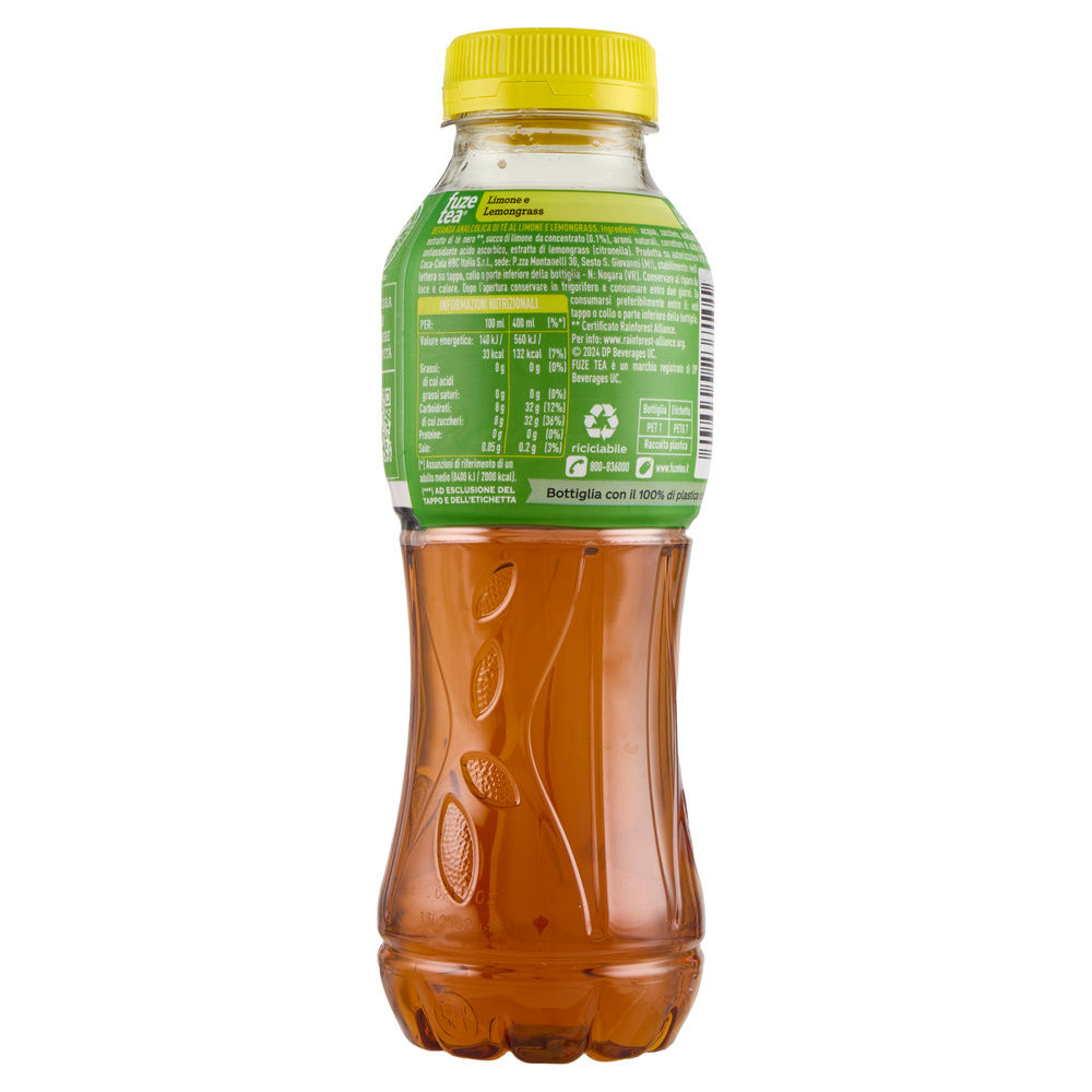 TEA LIMONE LEMONGRASS FUZETEA PET ML 400 - 1