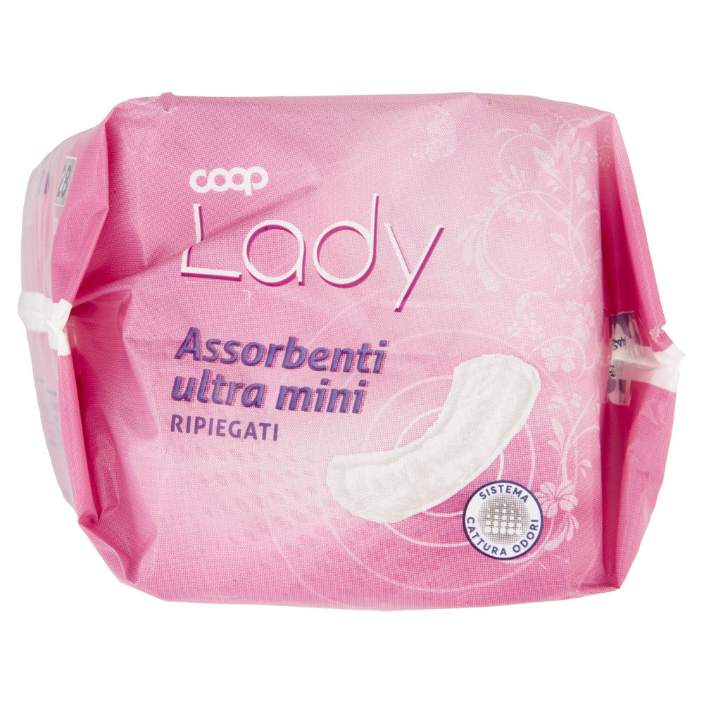 ASSORBENTI PER INCONTINENZA ULTRA MINI RIPIEGATI COOP LADY PZ.28 - 5