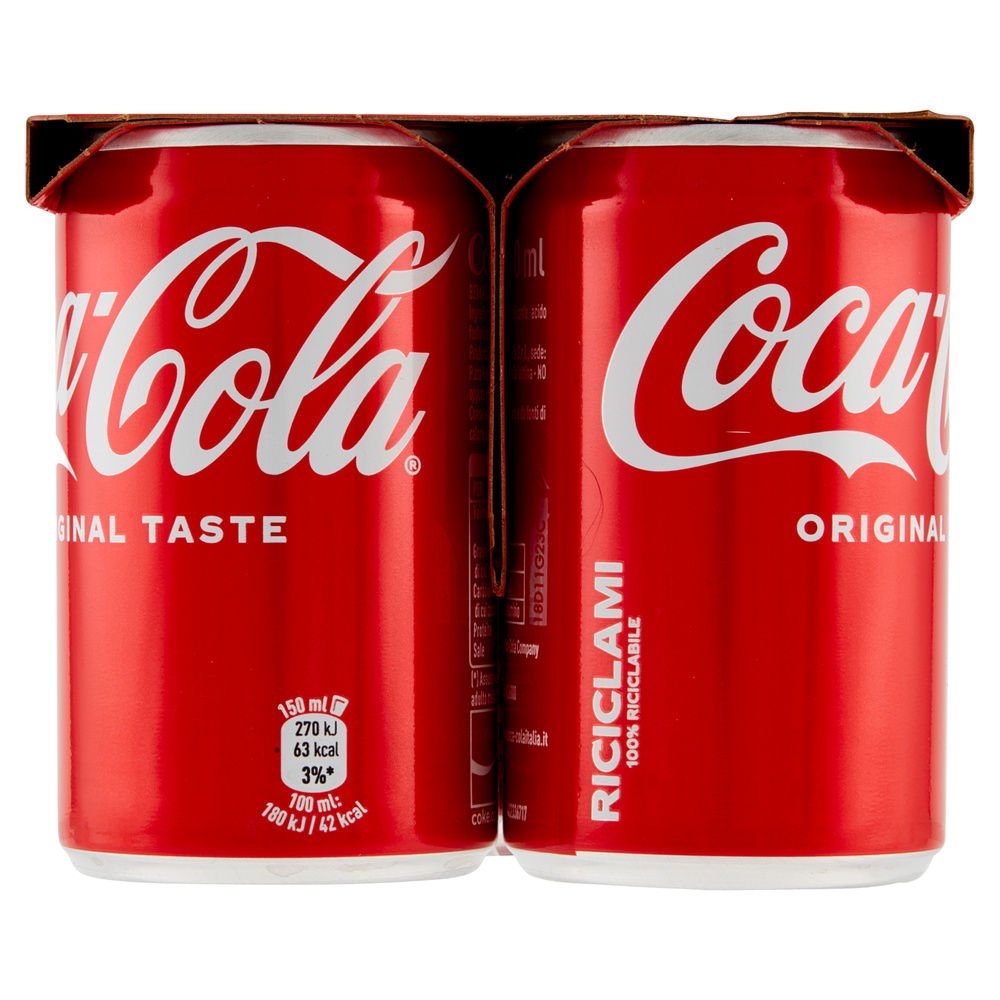 COCA COLA LATTINA CLUSTER ML 150 X 6 - 6