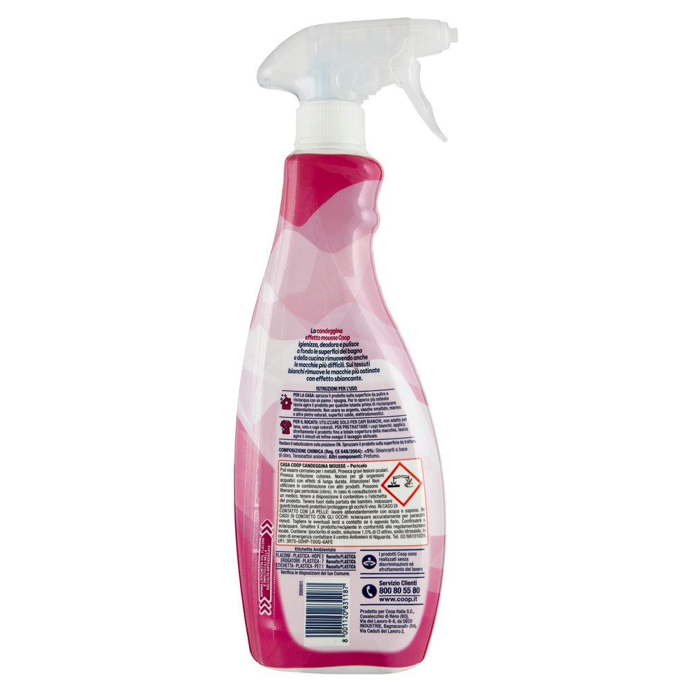 CANDEGGINA COOP CASA SPRAY MOUSSE CON EROGATORE ML 750 - 1