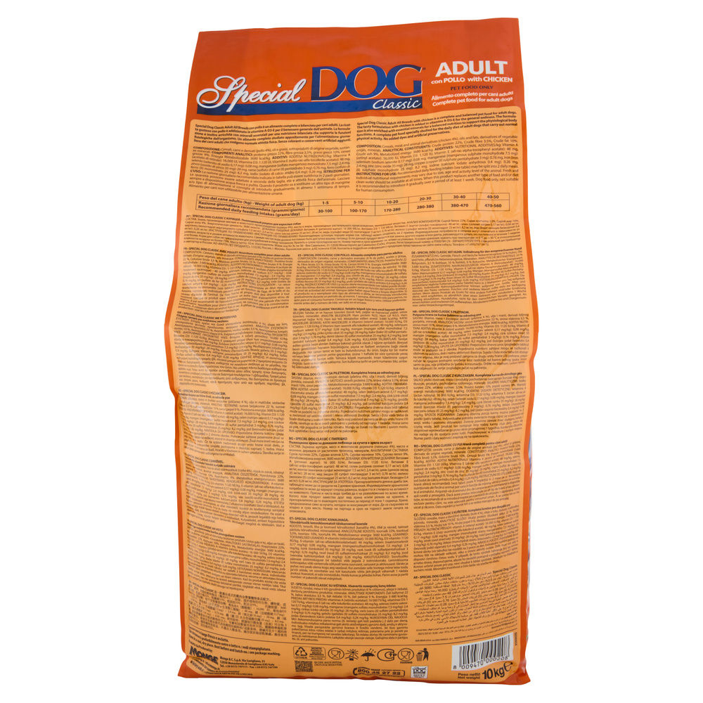 CROCCHETTE SPECIAL DOG SACCHETTO KG.10 - 11