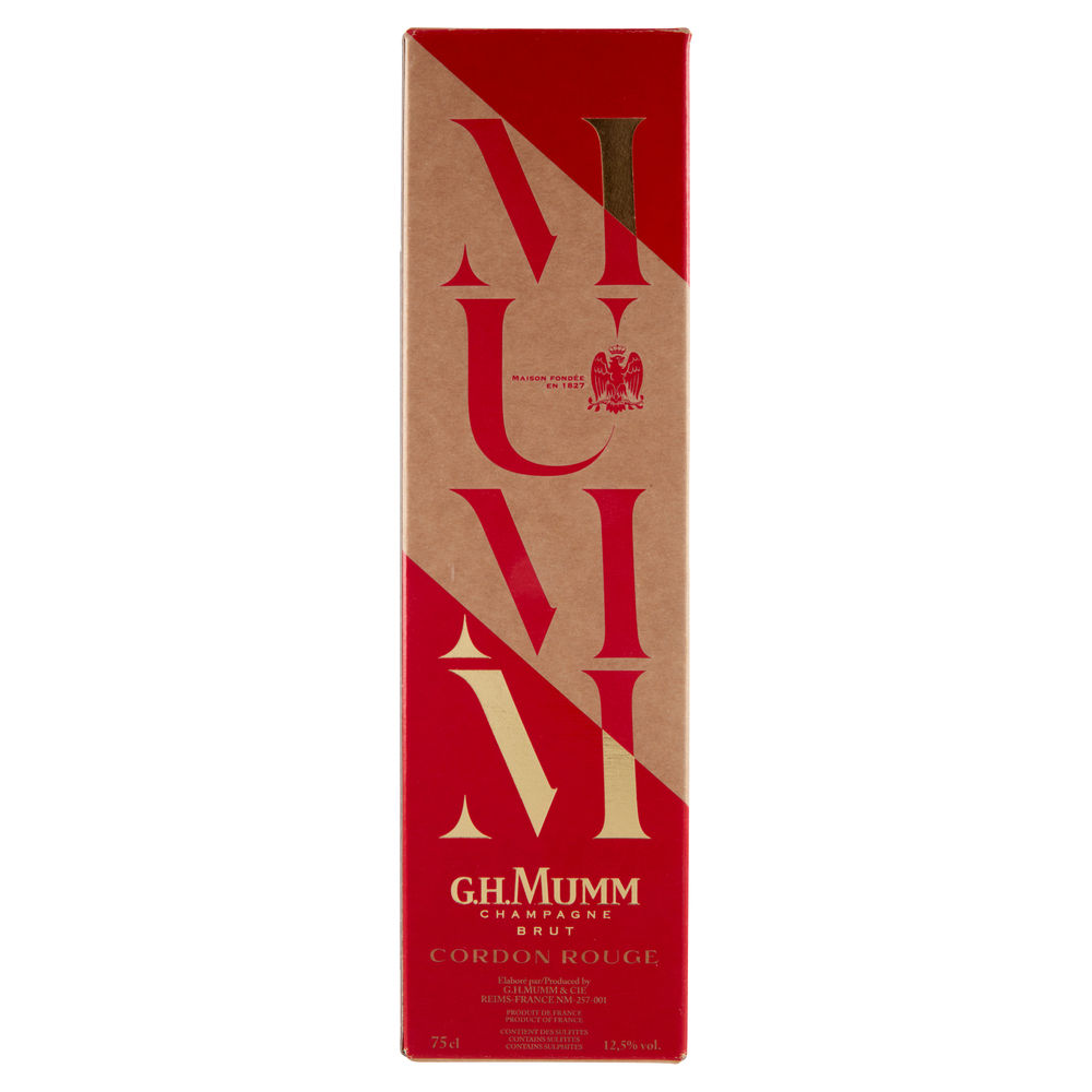 CHAMPAGNE MUMM CORDON ROUGE BRUT ASTUCCIO ML 750 - 1