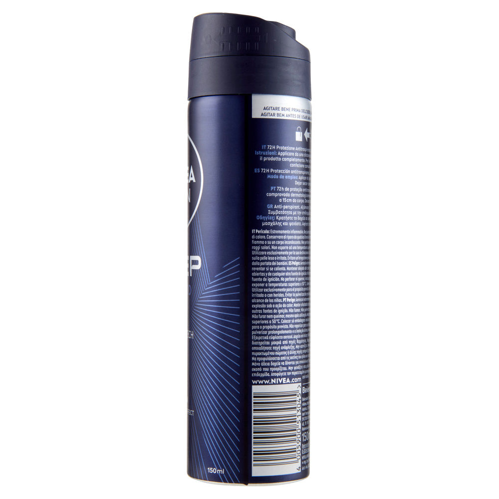 DEODORANTE NIVEA DEO DEEP BLACK CARBON SPRAY ML150 - 4