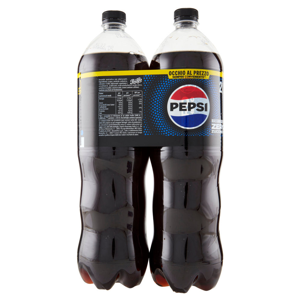PEPSI MAX SENZA ZUCCHERO BIPACK PET L 1,5 X 2 - 3