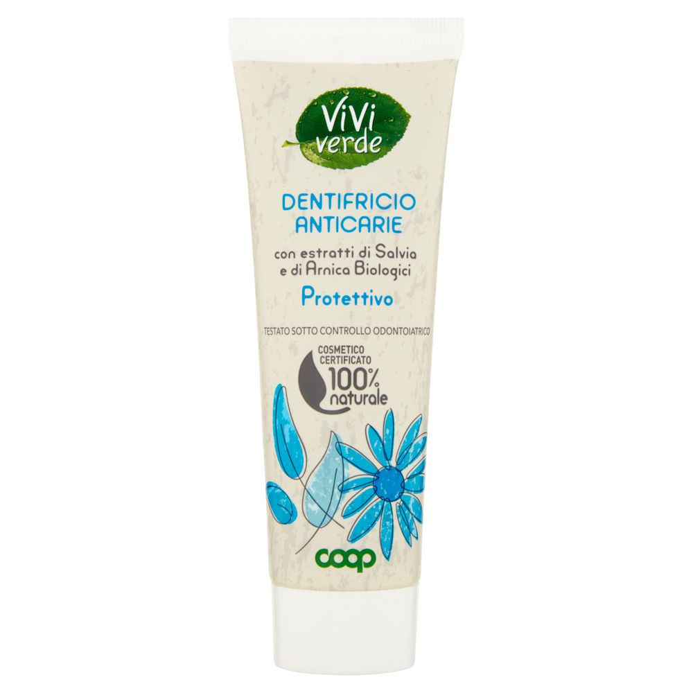 DENTIFRICIO ANTICARIE PROTETTIVO VIVI VERDE COOP ML 75 - 0