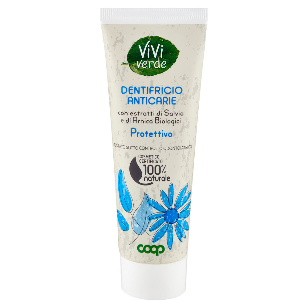 DENTIFRICIO ANTICARIE PROTETTIVO VIVI VERDE COOP ML 75 - 10