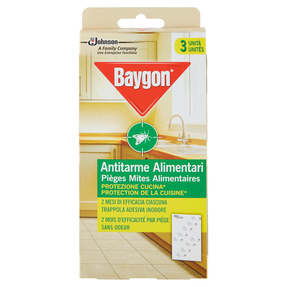 ANTITARME ALIMENTARI BAYGON KITCHEN DEFENSE PZ. 3 - 5