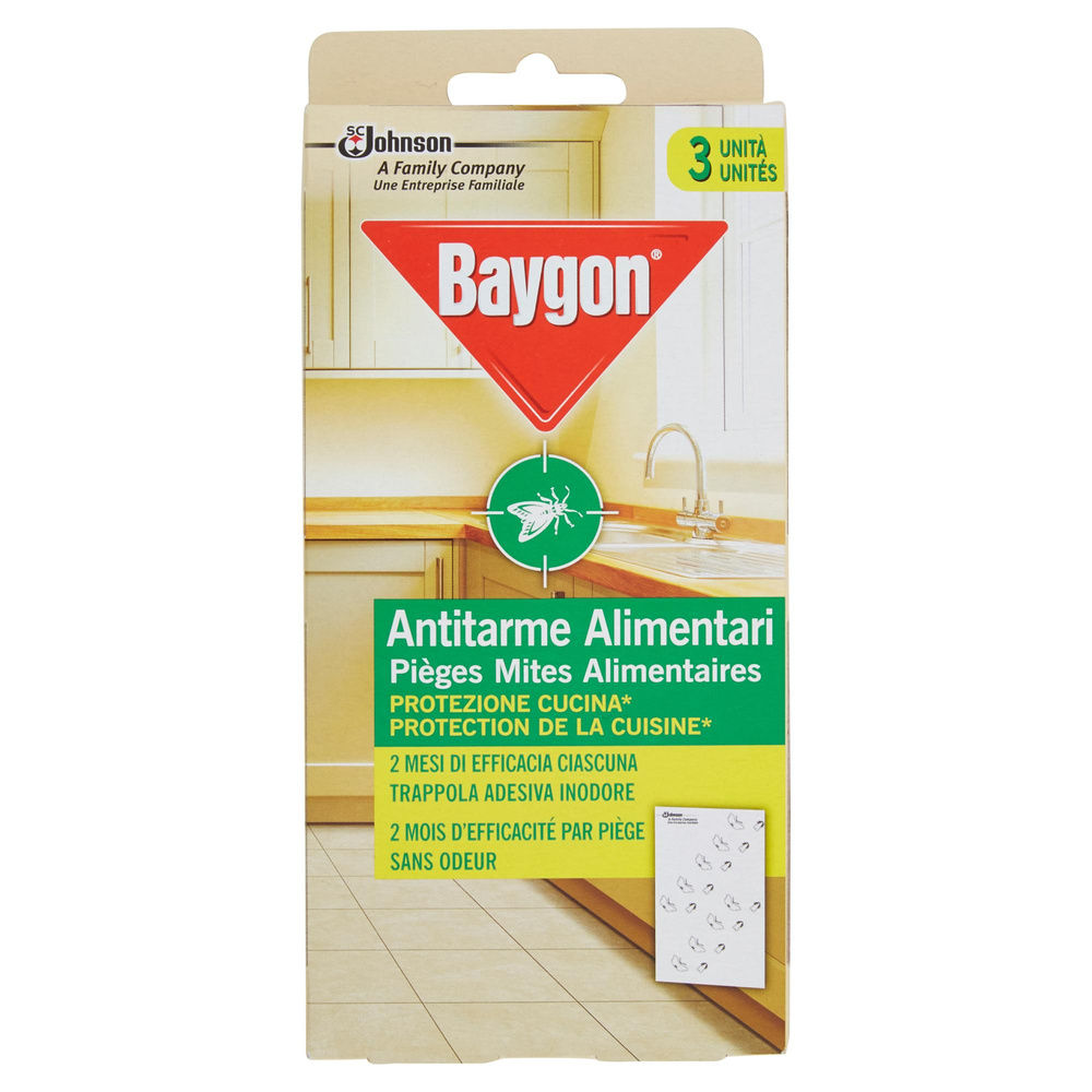 ANTITARME ALIMENTARI BAYGON KITCHEN DEFENSE PZ. 3 - 6