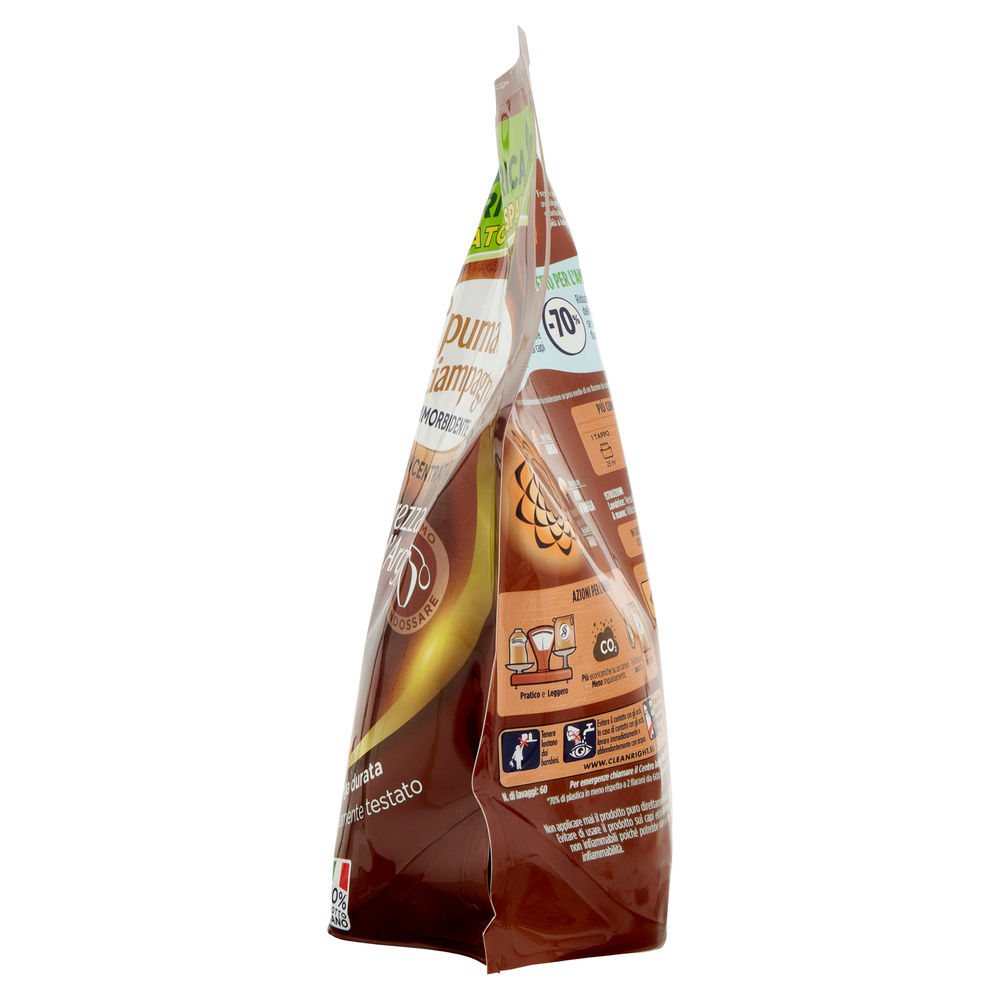 AMMORBIDENTE CONCENTRATO SPUMA DI SCIAMPAGNA ECORIC.CAREZZA ARGAN 60LAV ML 1200 - 5