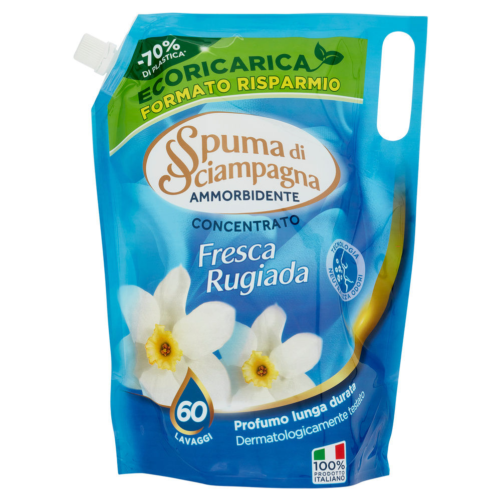 AMMORBIDENTE CONCENTRATO ECORIC.SPUMA DI SCIAMPAGNA FRESCA RUGIADA 60LAV ML 1200 - 2