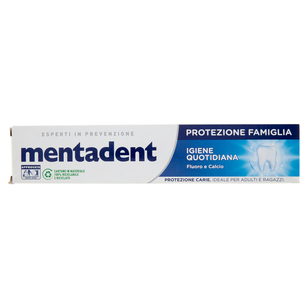 DENTIFRICIO MENTADENT PROTEZIONE FAMIGLIA IGIENE QUOTIDIANA ML 75 - 0