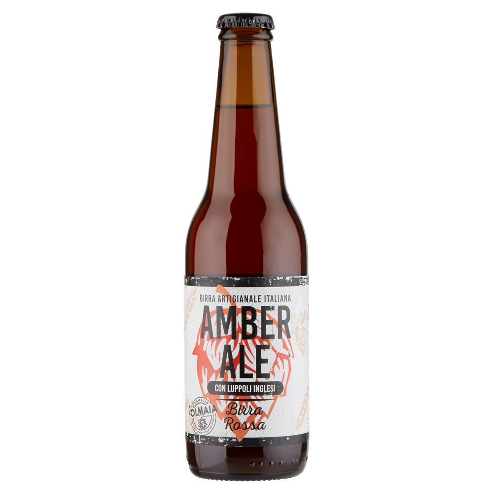 BIRRA L'OLMAIA AMBER ALE 6 GRADI BOTTIGLIA ML 330 - 0