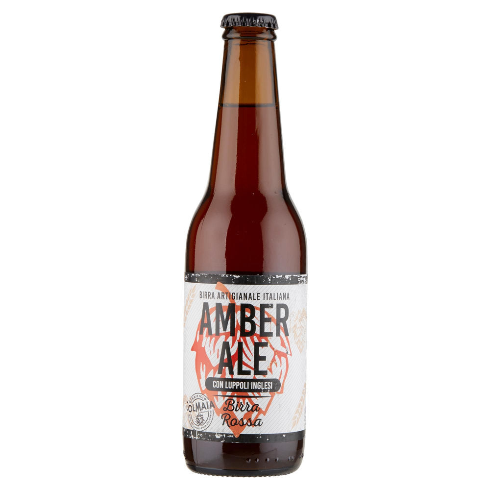 BIRRA L'OLMAIA AMBER ALE 6 GRADI BOTTIGLIA ML 330 - 4