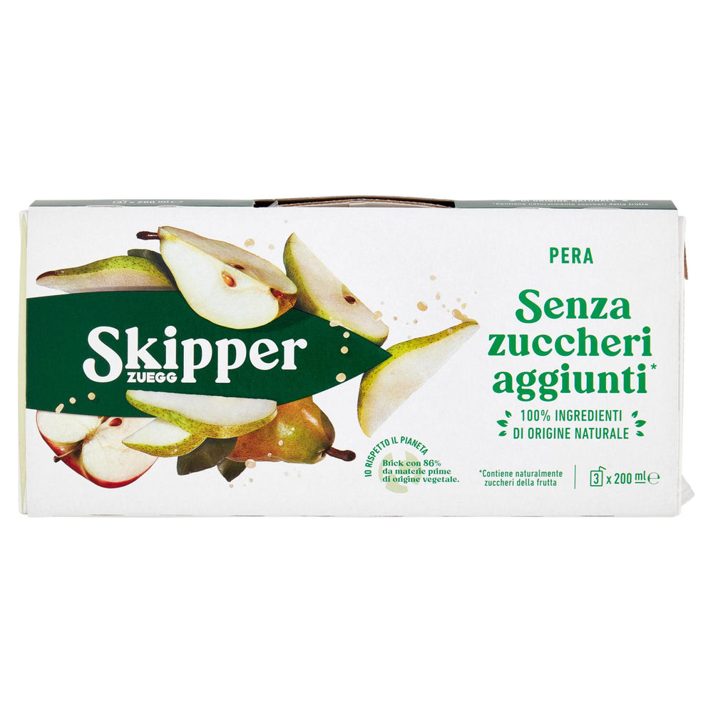 SUCCO PERA SENZA ZUCCHERI SKIPPER CLUSTER BRIK ML 200 X 3 - 0