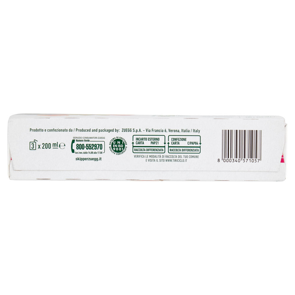 SUCCO ALBICOCCA SENZA ZUCCHERI SKIPPER CLUSTER BRIK ML 200 X 3 - 6
