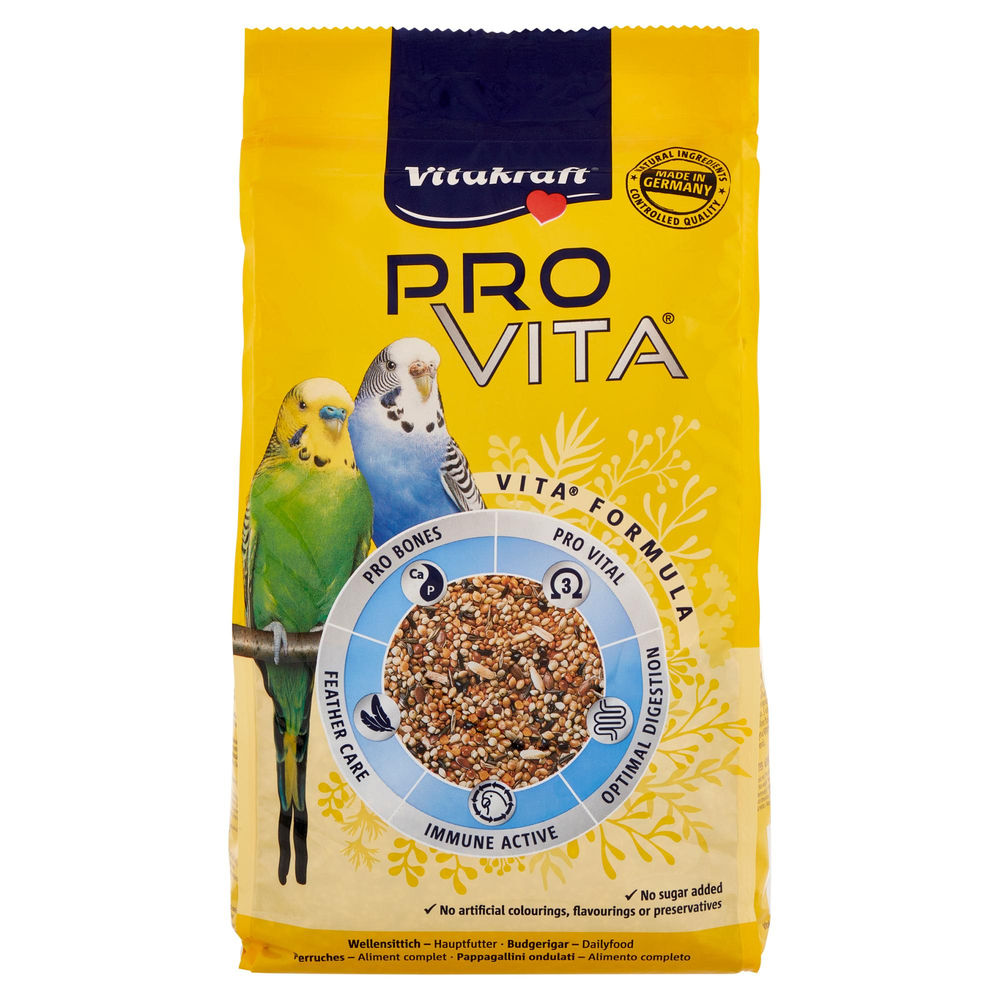 MANGIME PER PAPPAGALLINI VITAKRAFT PRO VITA G 800 - 0