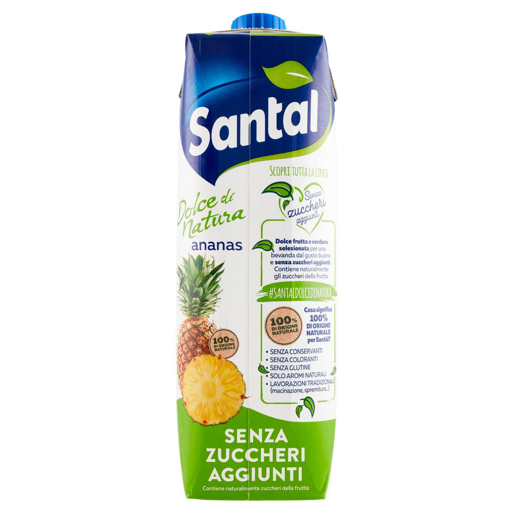SUCCO ANANAS SENZA ZUCCHERI SANTAL BRICK PRISMA LT 1 - 1