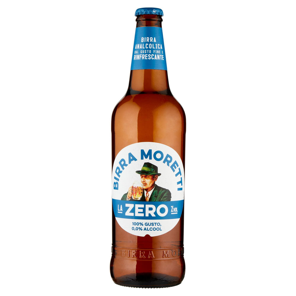 Birra moretti zero bottiglia ml 660