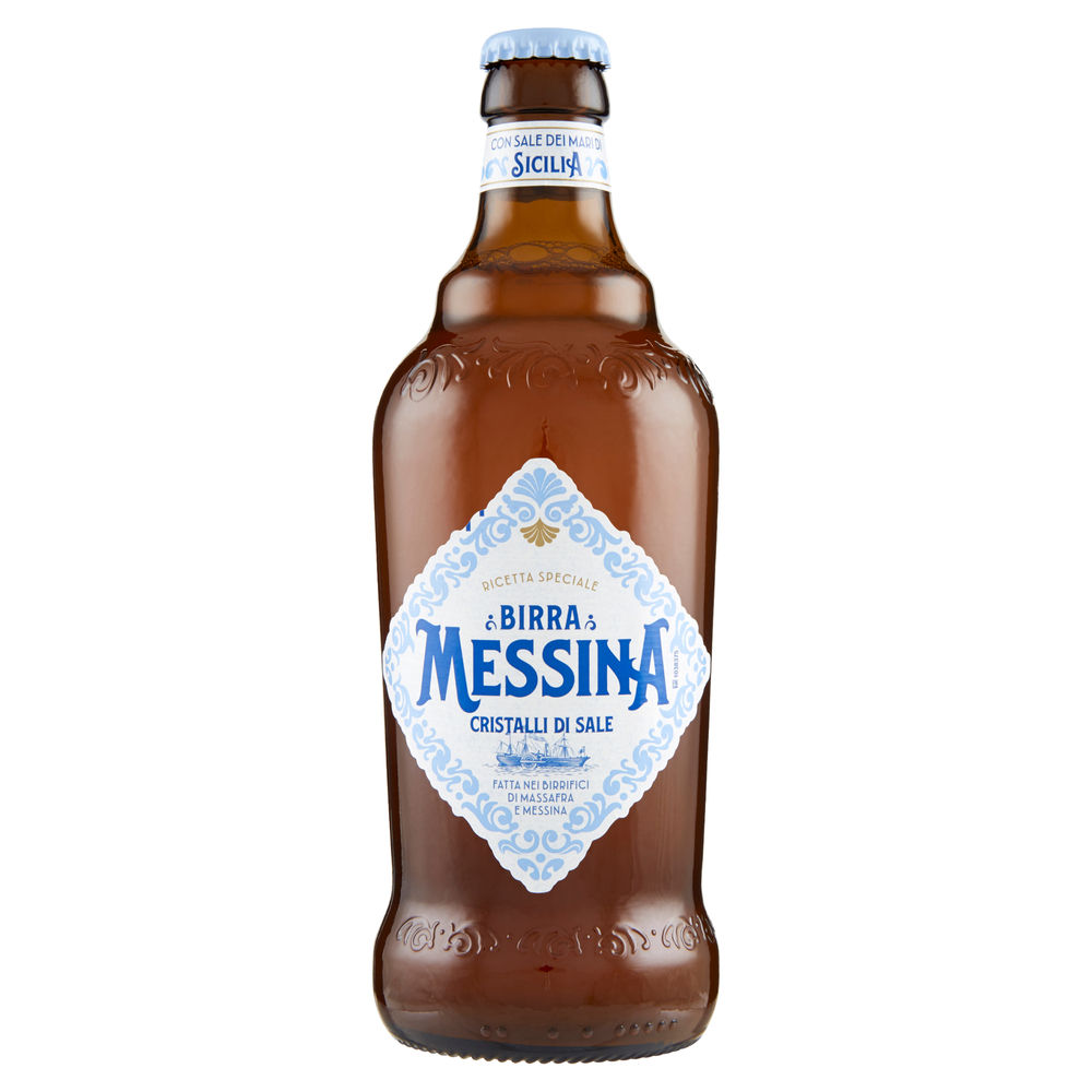 BIRRA MESSINA CRISTALLI DI SALE 5 GRADI BOTTIGLIA ML 500 - 0