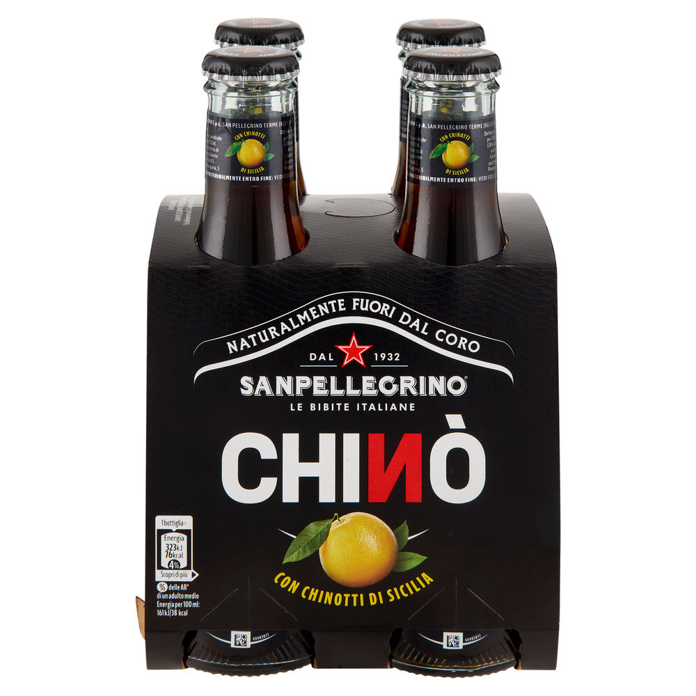 CHINOTTO SANPELLEGRINO CLUSTER VETRO ML 200 X 4 - 3