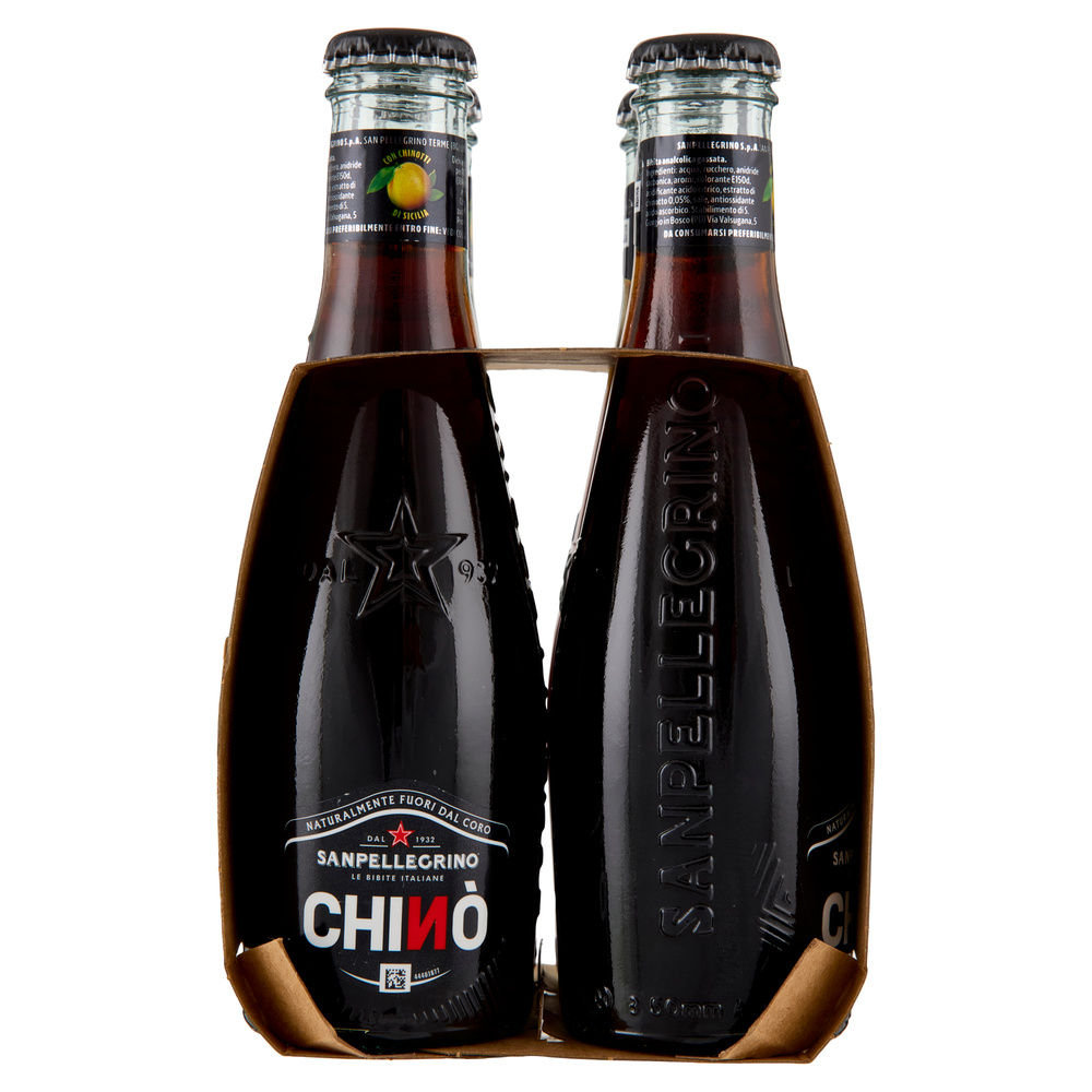 CHINOTTO SANPELLEGRINO CLUSTER VETRO ML 200 X 4 - 6