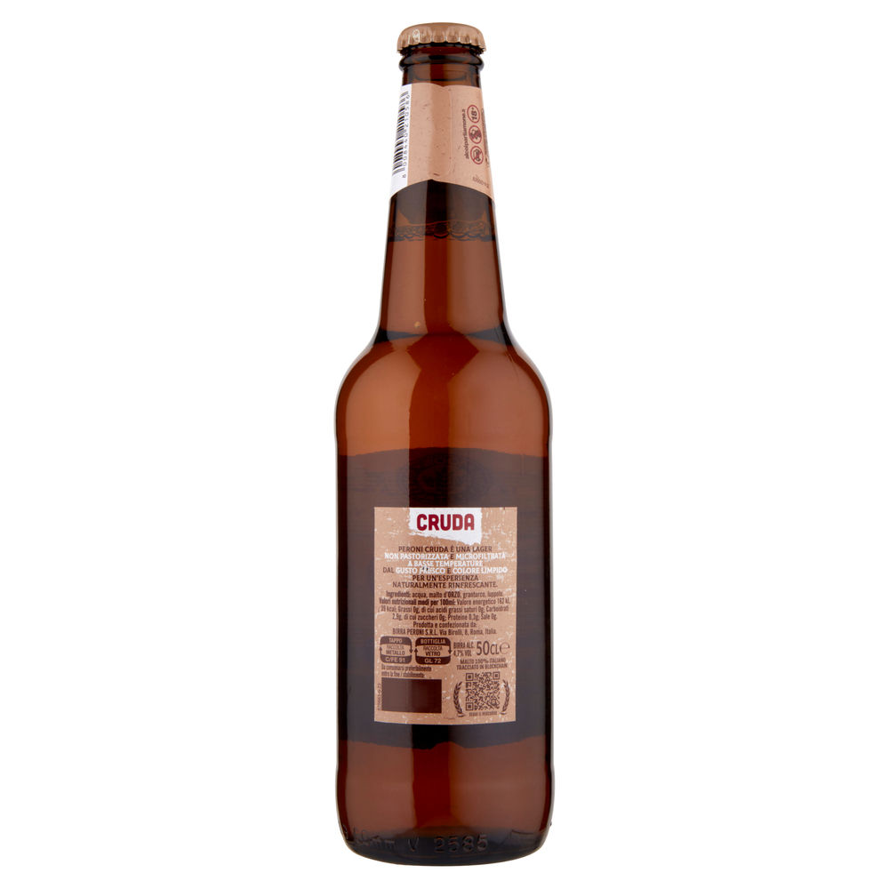 BIRRA PERONI CRUDA 4,7 GRADI BOTTIGLIA ML 500 - 1