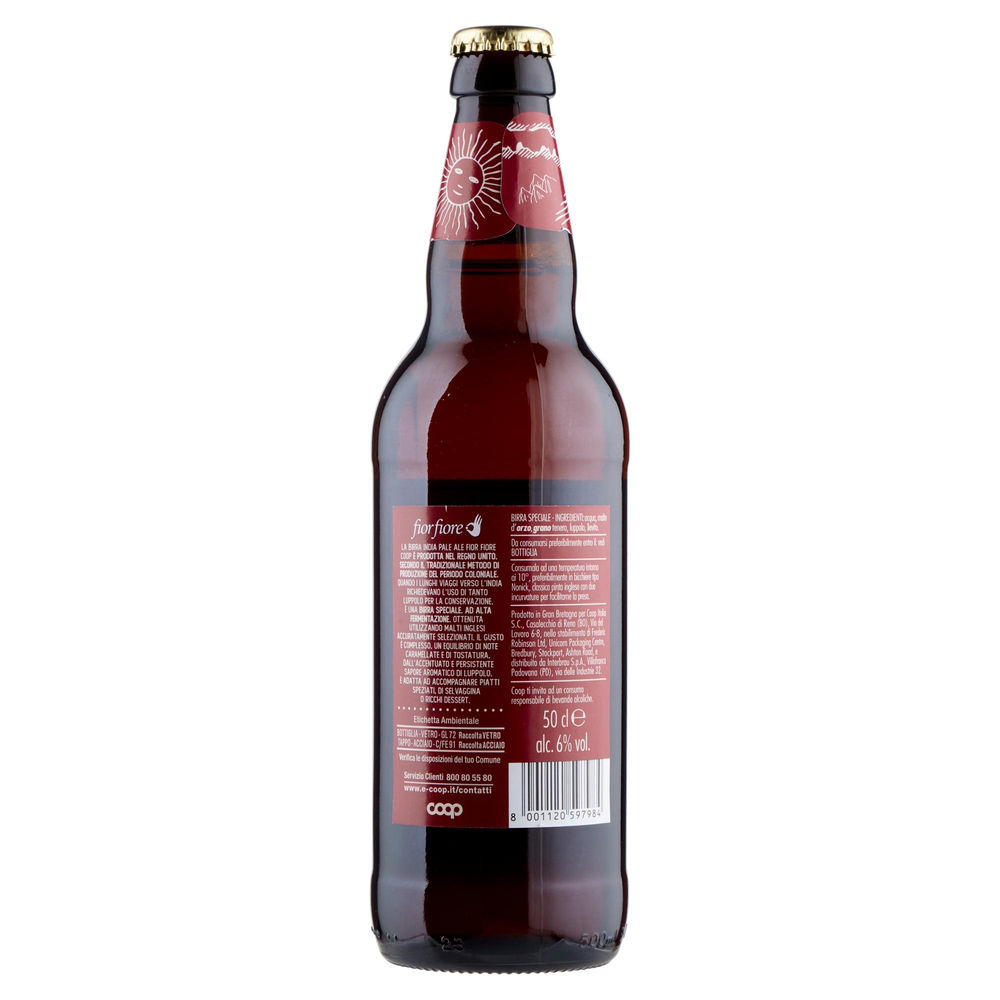 BIRRA IPA FIOR FIORE COOP 6 GRADI BOTTIGLIA ML 500 - 1