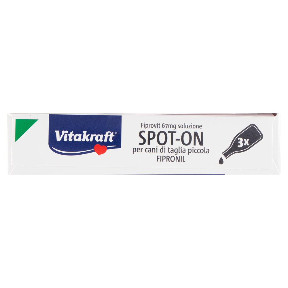 REPELT SPOT-ON FIPRONIL PER CANI DI TAGLIA PICCOLA VITAKRAFT SCATOLA PZ. 3 - 6