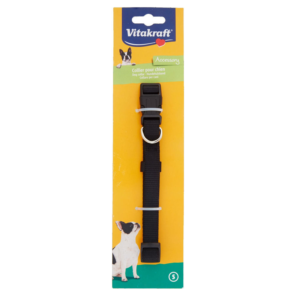 COLLARE NYLON NERO MIS S VITAKRAFT (1.5X38CM) - 2