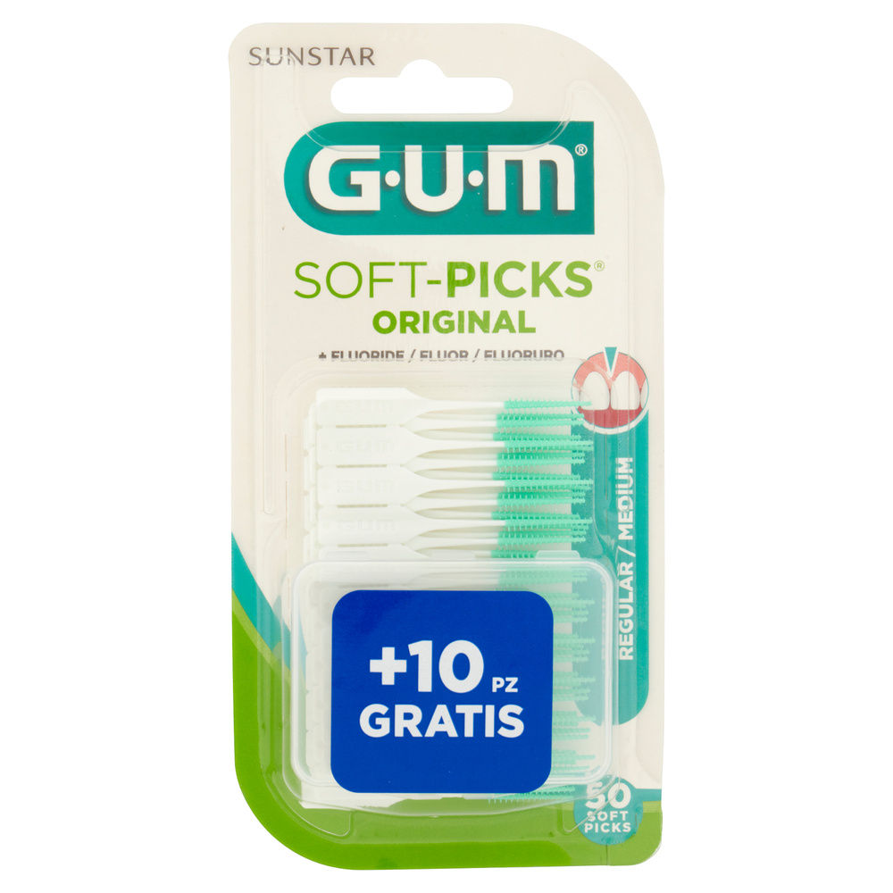 SCOVOLINO GUM SOFT PICKS ORIGINAL REGULAR PZ40+10 GRATIS - 2