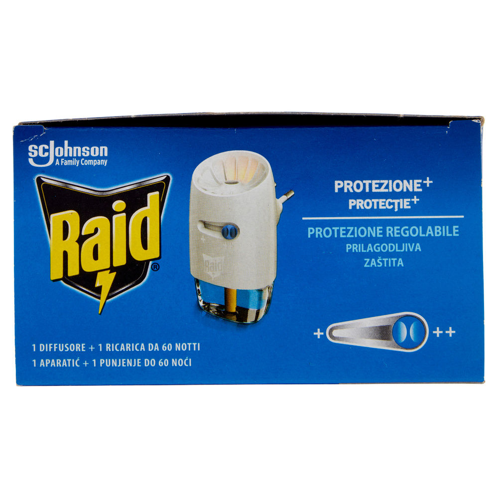 ELETTROEMANATORE+RICARICA RAID LIQUIDO PROTEZIONE PIÙ PZ 1 - 6