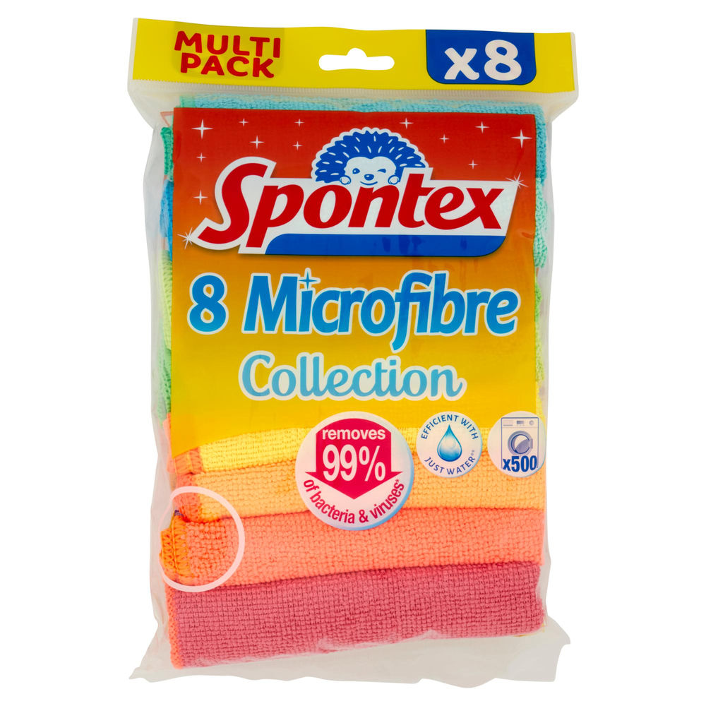 Panni multiuso microfibre spontex pz.8