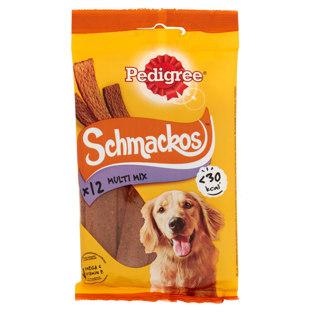 SNACK PER CANI PEDIGREE SCHMACKOS AL MANZO SACCHETTO G 86 - 0