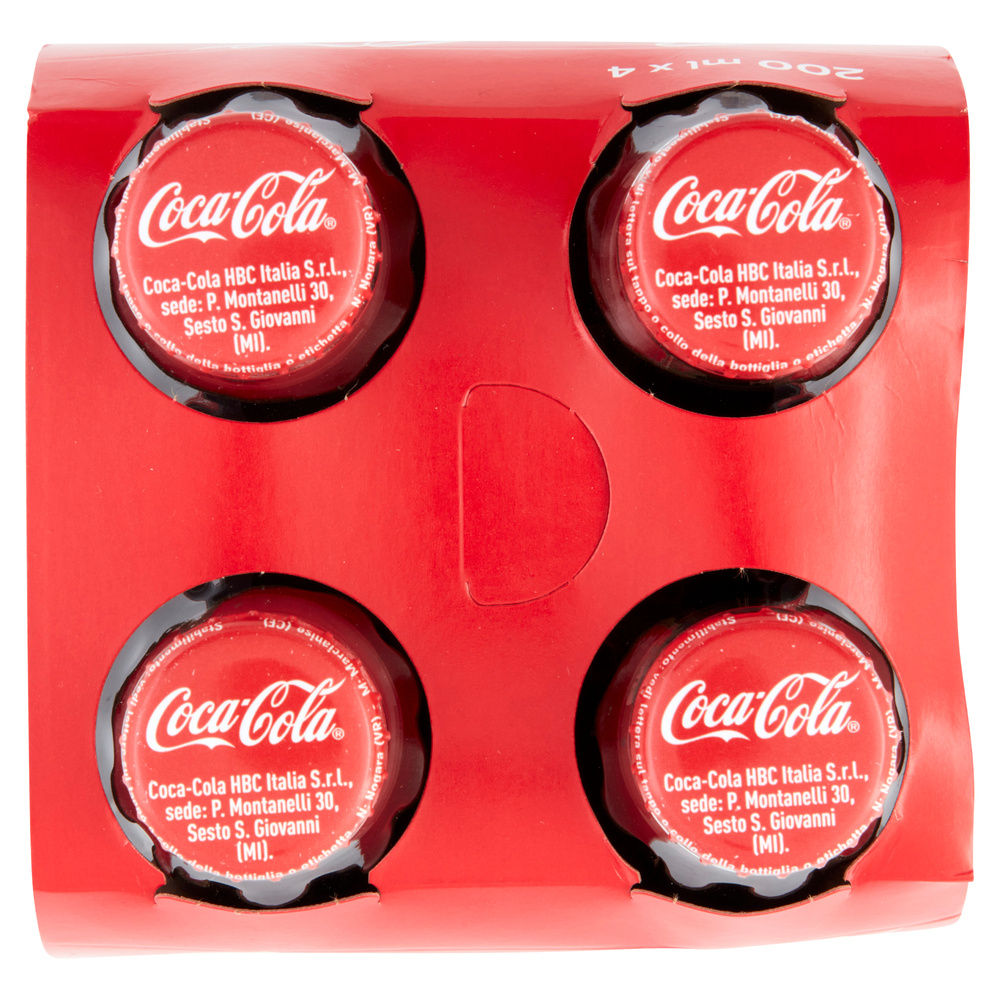 COCA COLA CLUSTER VETRO ML 200 X 4 - 7