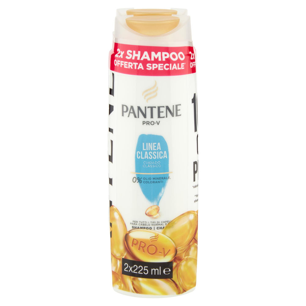 SHAMPOO PANTENE 1IN1 LINEA CLASSICA BIPACCO ML225X2 - 6