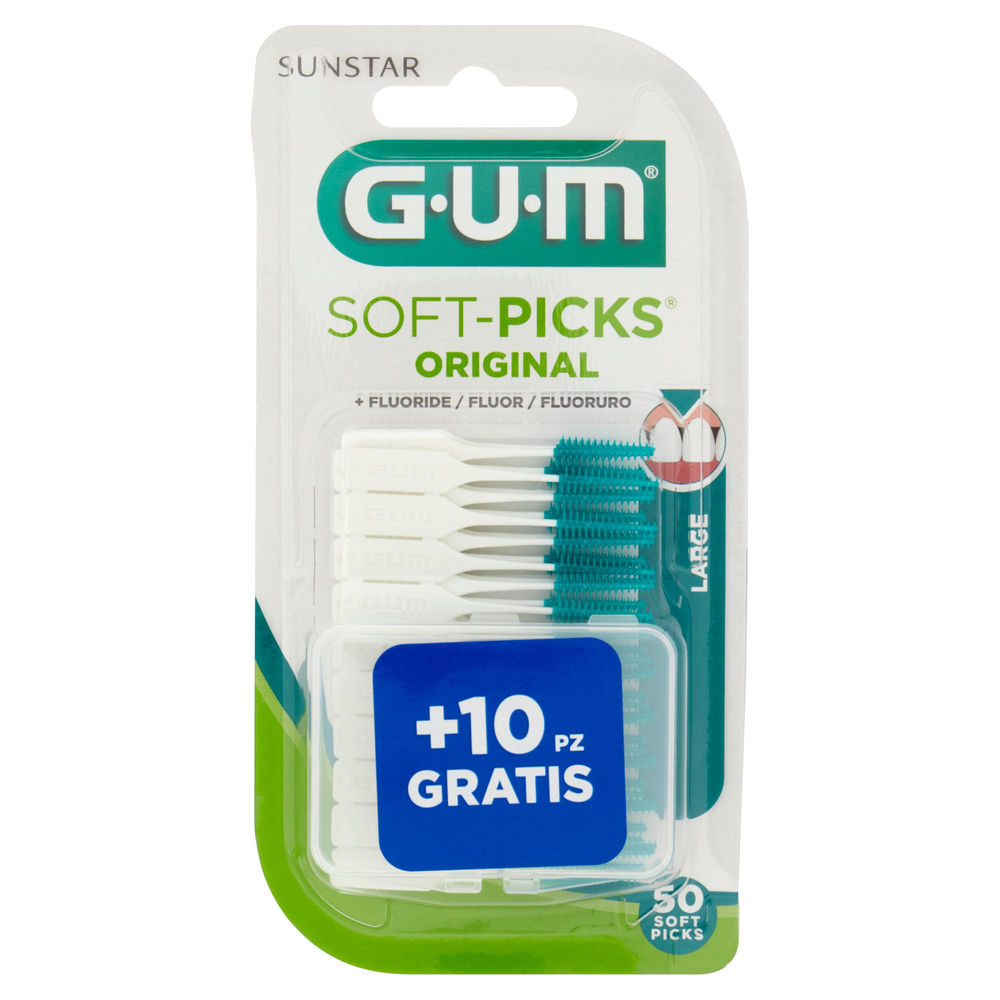 SCOVOLINO GUM SOFT PICKS ORIGINAL LARGE PZ40+10 GRATIS - 0
