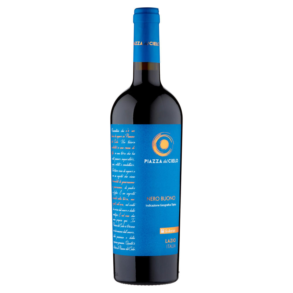 VINO NERO BUONO IGT ROSSO LAZIO PIAZZA DEL CIELO 75CL - 0