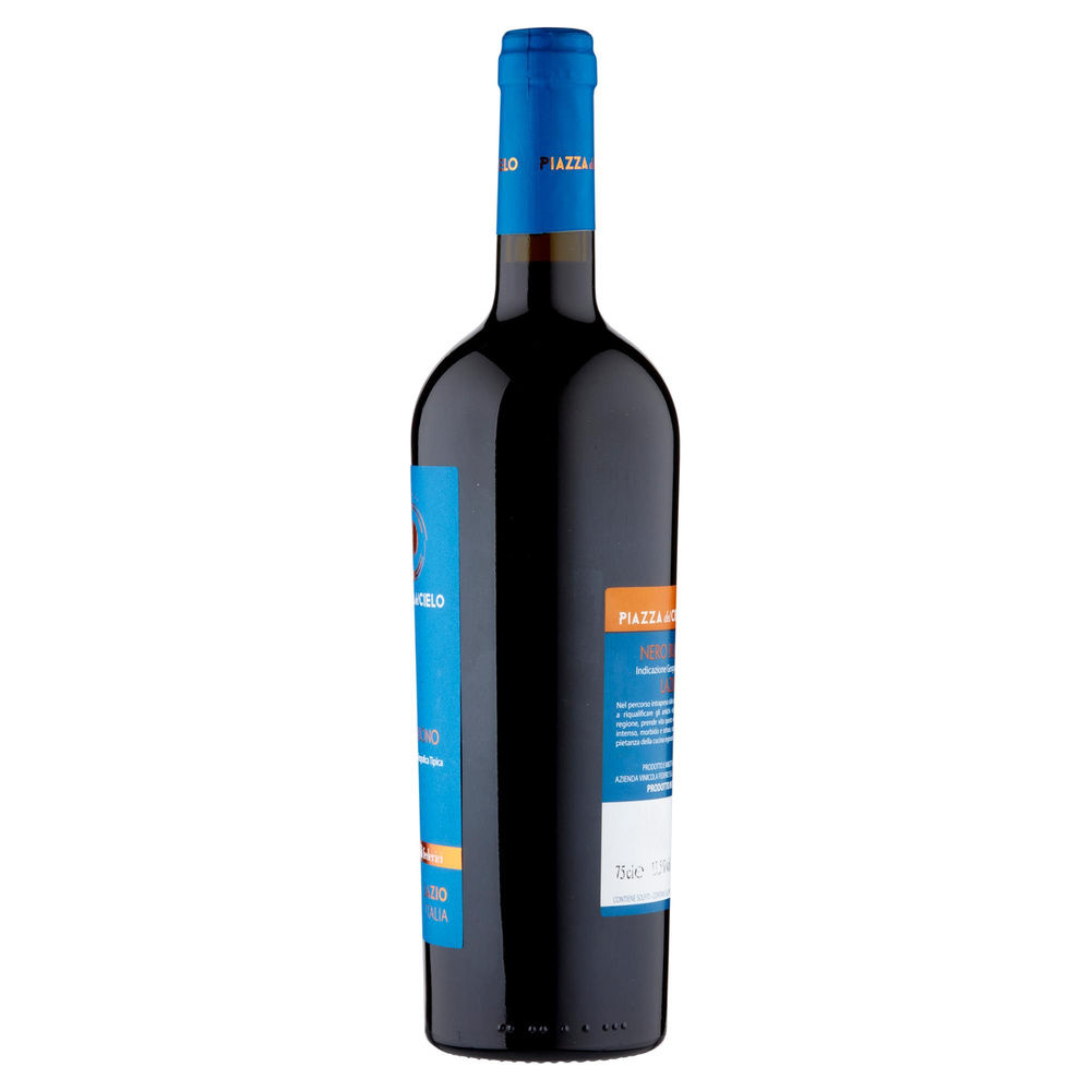 VINO NERO BUONO IGT ROSSO LAZIO PIAZZA DEL CIELO 75CL - 3